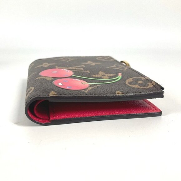 LOUIS VUITTON M13420 Monogram Portefeuille-Lisa Cherry Compact Wallet Unused - Picture 4 of 16